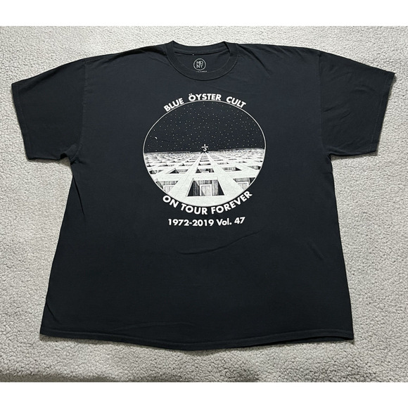 Blue Oyster Cult Shirt Mens 2XL Band Tee On Tour Forever Graphic - Picture 1 of 15